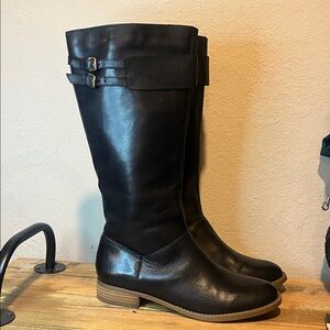 NWOB Sole Society Neiva Black Riding Boots size 9